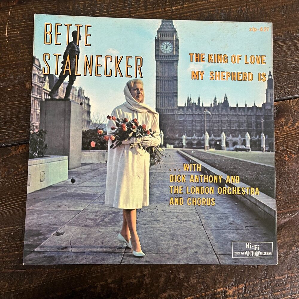 Bette Stalnecker 'The King of Love My Shepherd is' Vintage Vinyl LP London